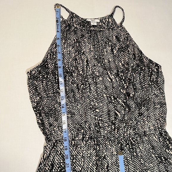 bar‎ III jumpsuit XL animal print sleeveless wide leg light pantsuit snake skin - Picture 8 of 13